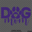 Dog Mom Cute Puppy Paw Vinyl Decal