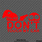 Don't Touch My Car Funny Car Show Vinyl Decal Version 1