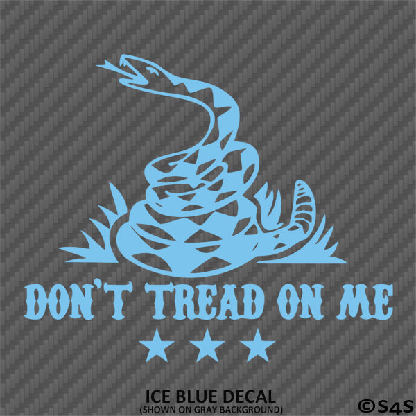 Don't Tread On Me Gun Rights 2A Vinyl Decal Style 2