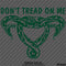 Don't Tread On Me Uterus Women's Rights Vinyl Decal Style 1