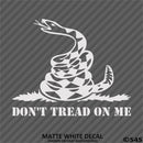 Don't Tread On Me Gun Rights 2A Vinyl Decal - S4S Designs