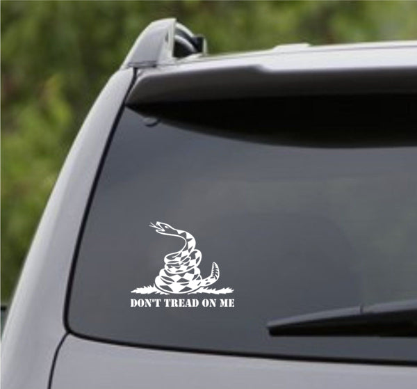 Don't Tread On Me Gun Rights 2A Vinyl Decal - S4S Designs