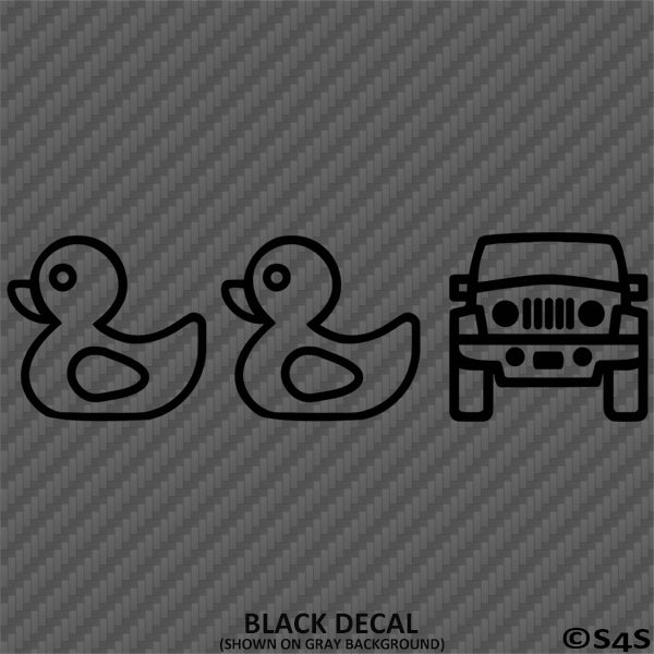 For Jeep: Duck, Duck, Jeep Vinyl Decal