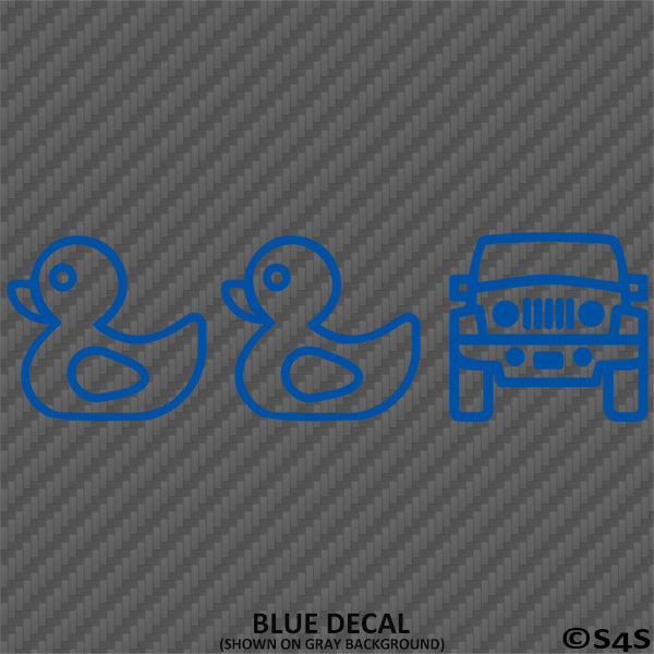For Jeep: Duck, Duck, Jeep Vinyl Decal