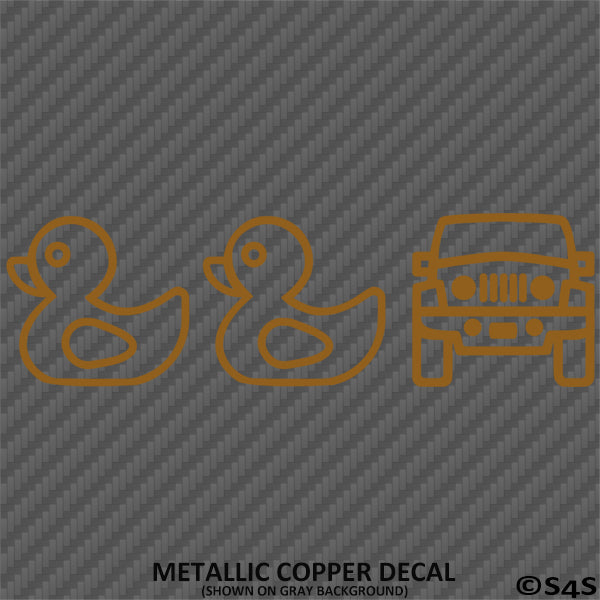 For Jeep: Duck, Duck, Jeep Vinyl Decal