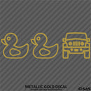 For Jeep: Duck, Duck, Jeep Vinyl Decal