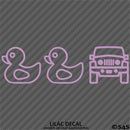 For Jeep: Duck, Duck, Jeep Vinyl Decal