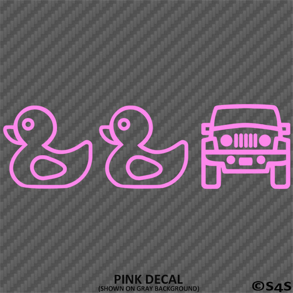 For Jeep: Duck, Duck, Jeep Vinyl Decal