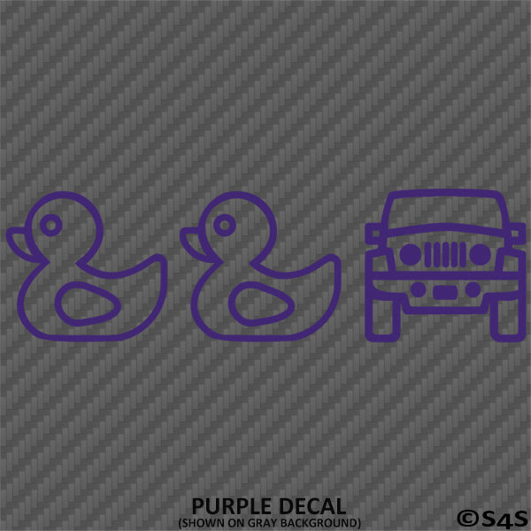 For Jeep: Duck, Duck, Jeep Vinyl Decal