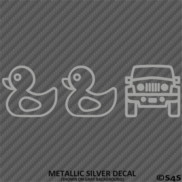 For Jeep: Duck, Duck, Jeep Vinyl Decal