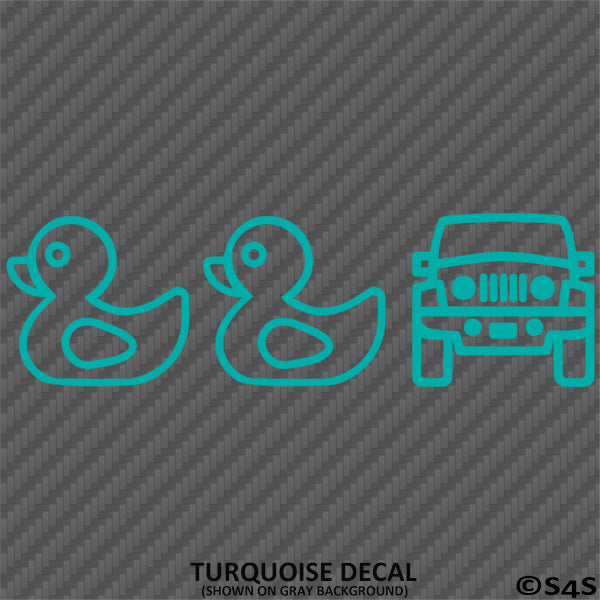 For Jeep: Duck, Duck, Jeep Vinyl Decal