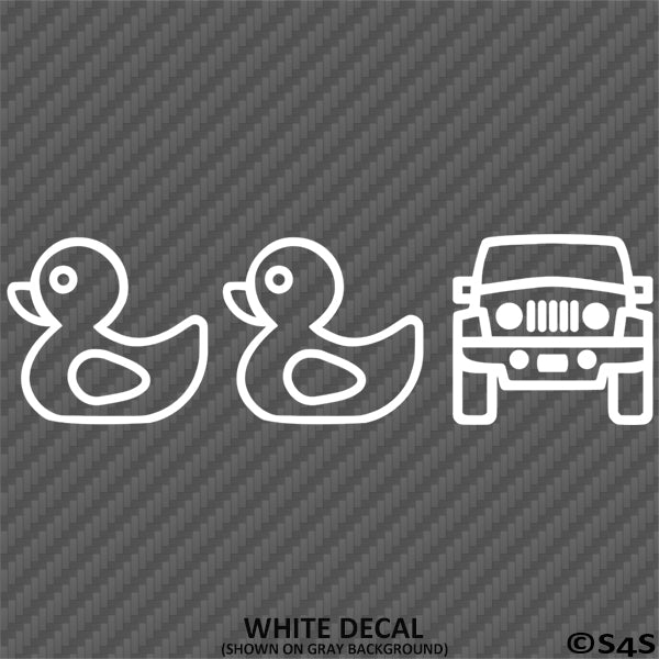 For Jeep: Duck, Duck, Jeep Vinyl Decal