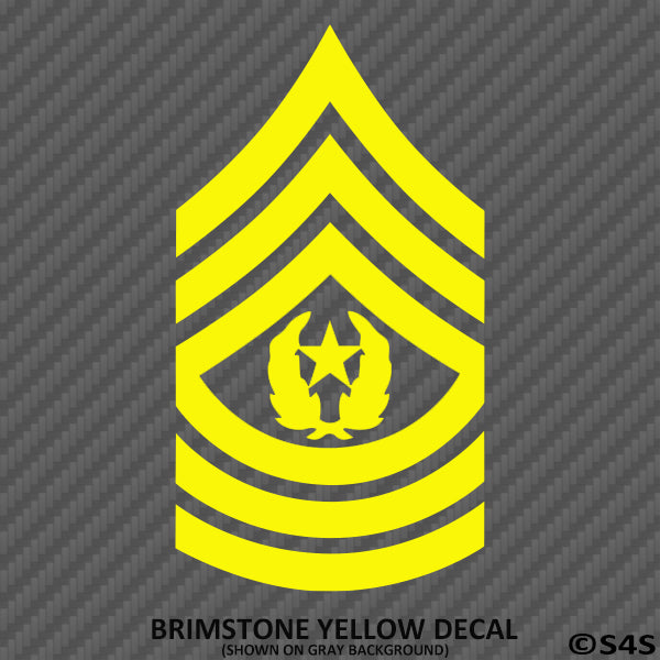 sergeant major of the army rank