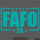 FAFO - Fuck Around And Find Out Gadsden Snake Vinyl Decal Version 2