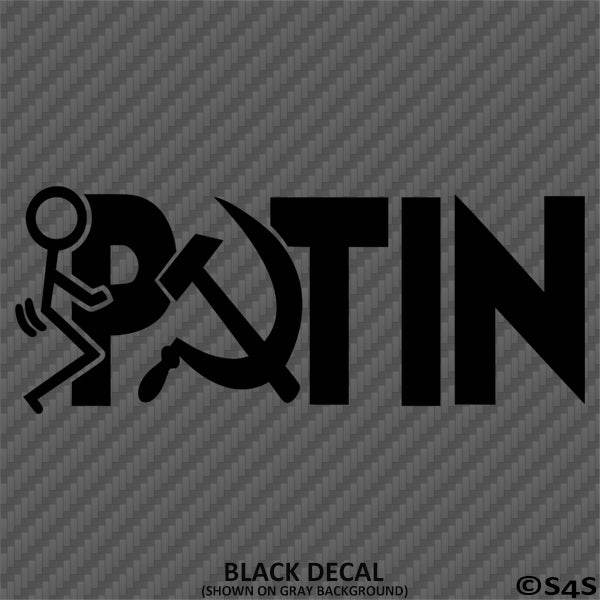 F*ck Putin Funny Russia Vinyl Decal