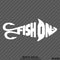 Fish On Fishing Hooks Vinyl Decal Version 2 - S4S Designs