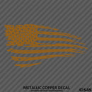American Flag: Distressed Patriotic Vinyl Decal - S4S Designs
