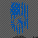 American Flag: Distressed Patriotic Eagle Vertical Vinyl Decal - S4S Designs