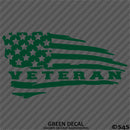 American Flag: Veteran Patriotic Vinyl Decal