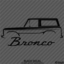 Ford Bronco Style Truck Silhouette Vinyl Decal