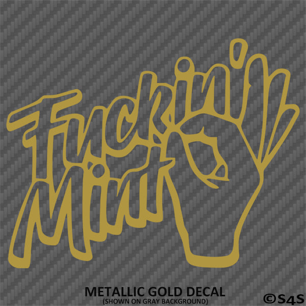 Fuckin' Mint JDM Style Vinyl Decal