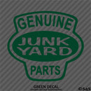 Genuine Junk Yard Parts Classic Car Show Vinyl Decal