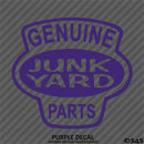 Genuine Junk Yard Parts Classic Car Show Vinyl Decal