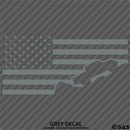 For Jeep: Gladiator American Flag Vinyl Decal Version 1