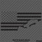 For Jeep: Gladiator American Flag Vinyl Decal Version 1