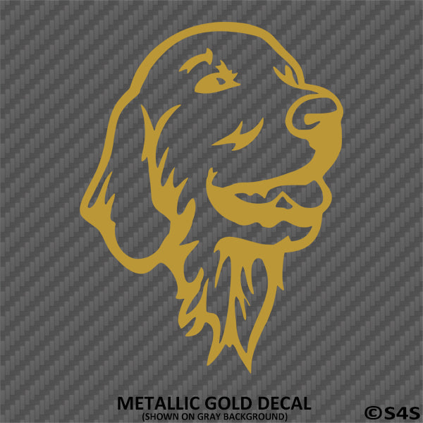 Golden Retriever Silhouette Puppy Dog Vinyl Decal - S4S Designs