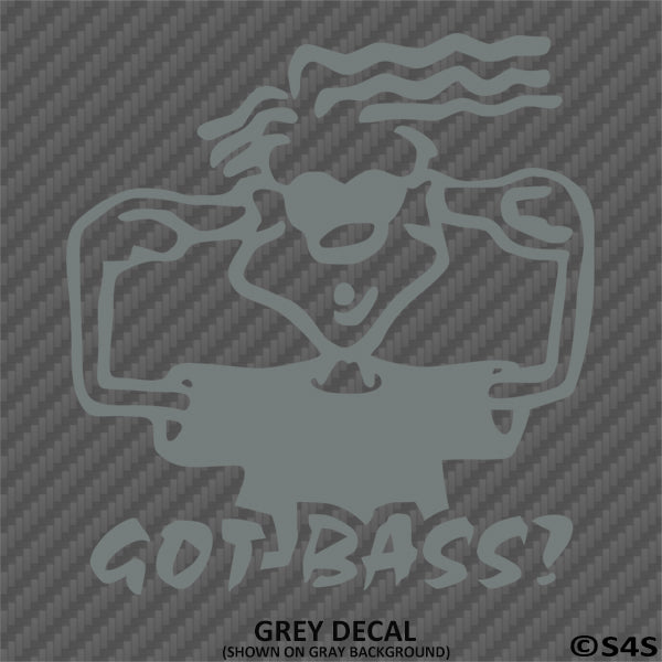 Got Bass? Loud Subwoofer Car Stereo Vinyl Decal - S4S Designs