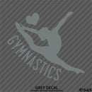Gymnastics Girl Silhouette Vinyl Decal