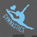 Gymnastics Girl Silhouette Vinyl Decal