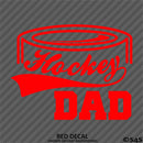 Hockey Dad Puck Sports Vinyl Decal