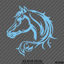 Horse Head Silhouette Vinyl Decal Version 2 - S4S Designs