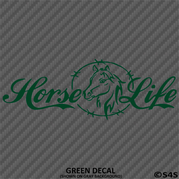 Horse Life Vinyl Decal - S4S Designs