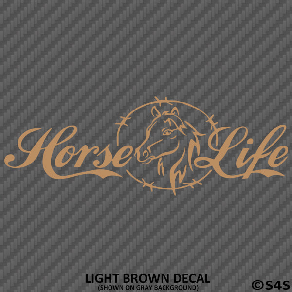 Horse Life Vinyl Decal - S4S Designs