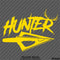 Bow Hunter Arrow and Antlers Vinyl Decal