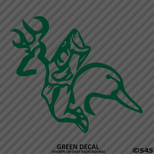 Deer Duck Fish Hunting Fishing Decal Sticker » A1 Decals