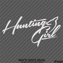 Hunting Girl Deer Vinyl Decal