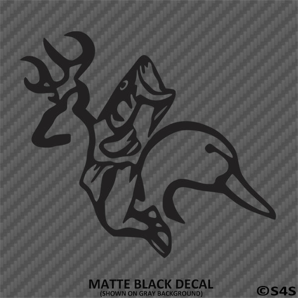Deer, Fish, Duck Hunting Vinyl Decal - S4S Designs