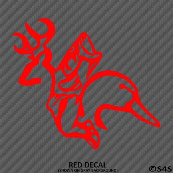 Deer, Fish, Duck Hunting Vinyl Decal - S4S Designs