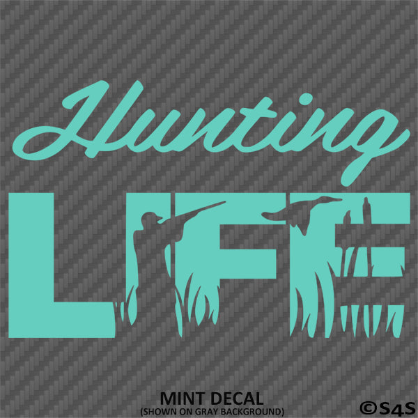 Hunting Life Outdoors Duck Hunter Vinyl Decal