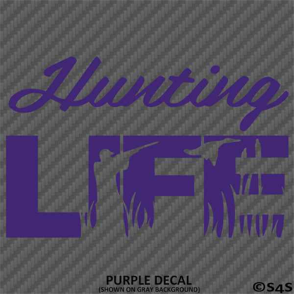 Hunting Life Outdoors Duck Hunter Vinyl Decal