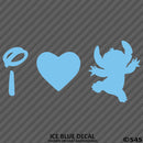 I Love Stitch Disney Inspired Vinyl Decal - S4S Designs