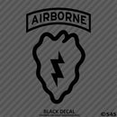 25th Infantry Army Airborne Military Vinyl Decal - S4S Designs