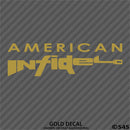 American Infidel AR-15 Rifle 2A Firearms Vinyl Decal - S4S Designs