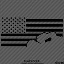 Jeep 2 Door American Flag Vinyl Decal - S4S Designs
