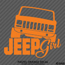 Jeep Girl Cherokee Silhouette Vinyl Decal - S4S Designs
