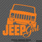 Jeep Girl Cherokee Silhouette Vinyl Decal - S4S Designs